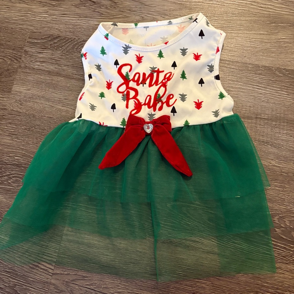 Santa Babe Dog Dress